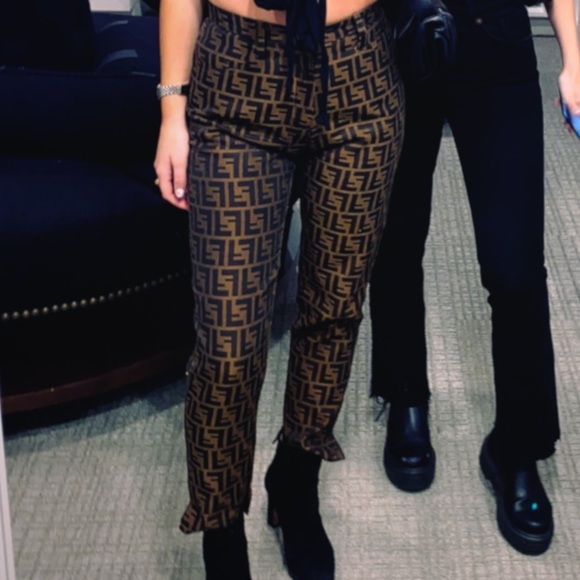 fendi zucca pants